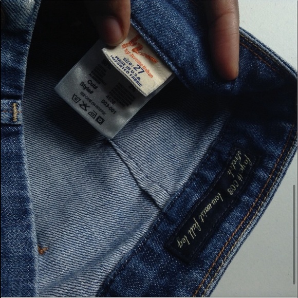 COH FAYE STRETCH low waist full leg Jeans SZ 27 - Picture 14 of 14